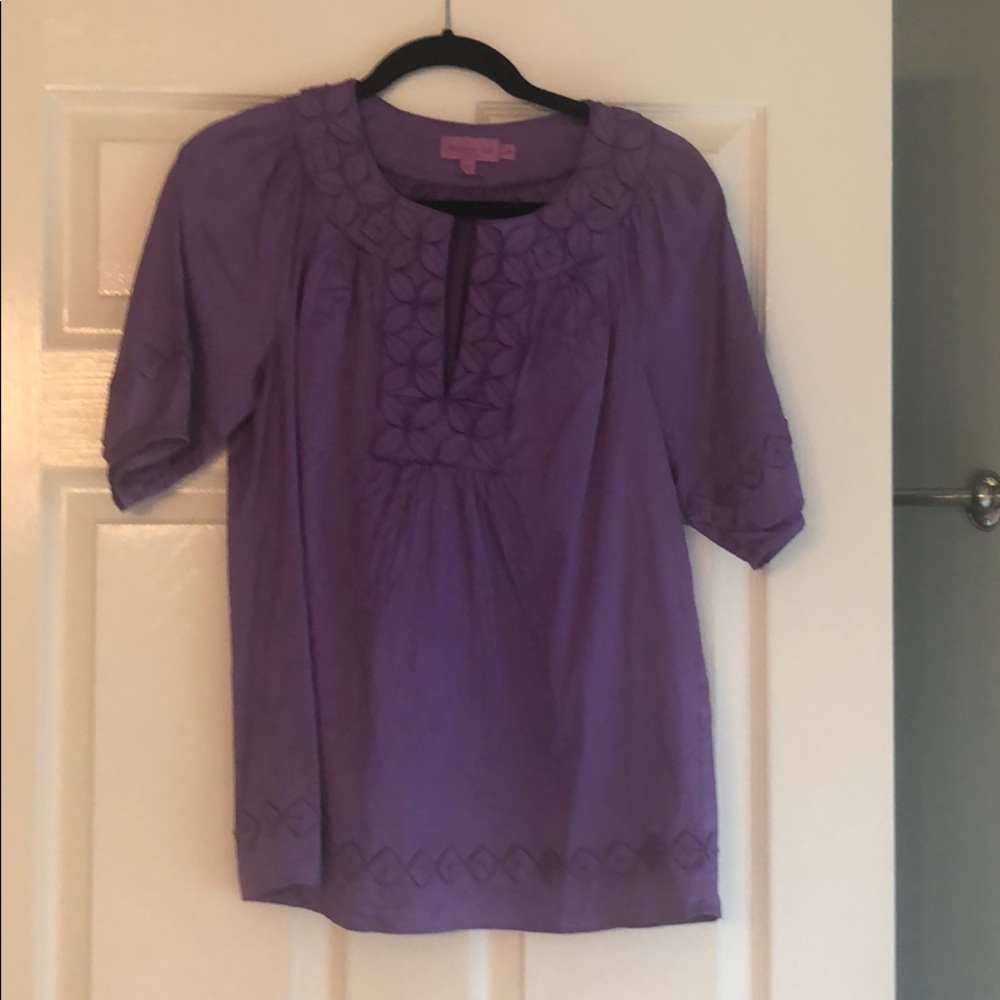 Purple calypso top